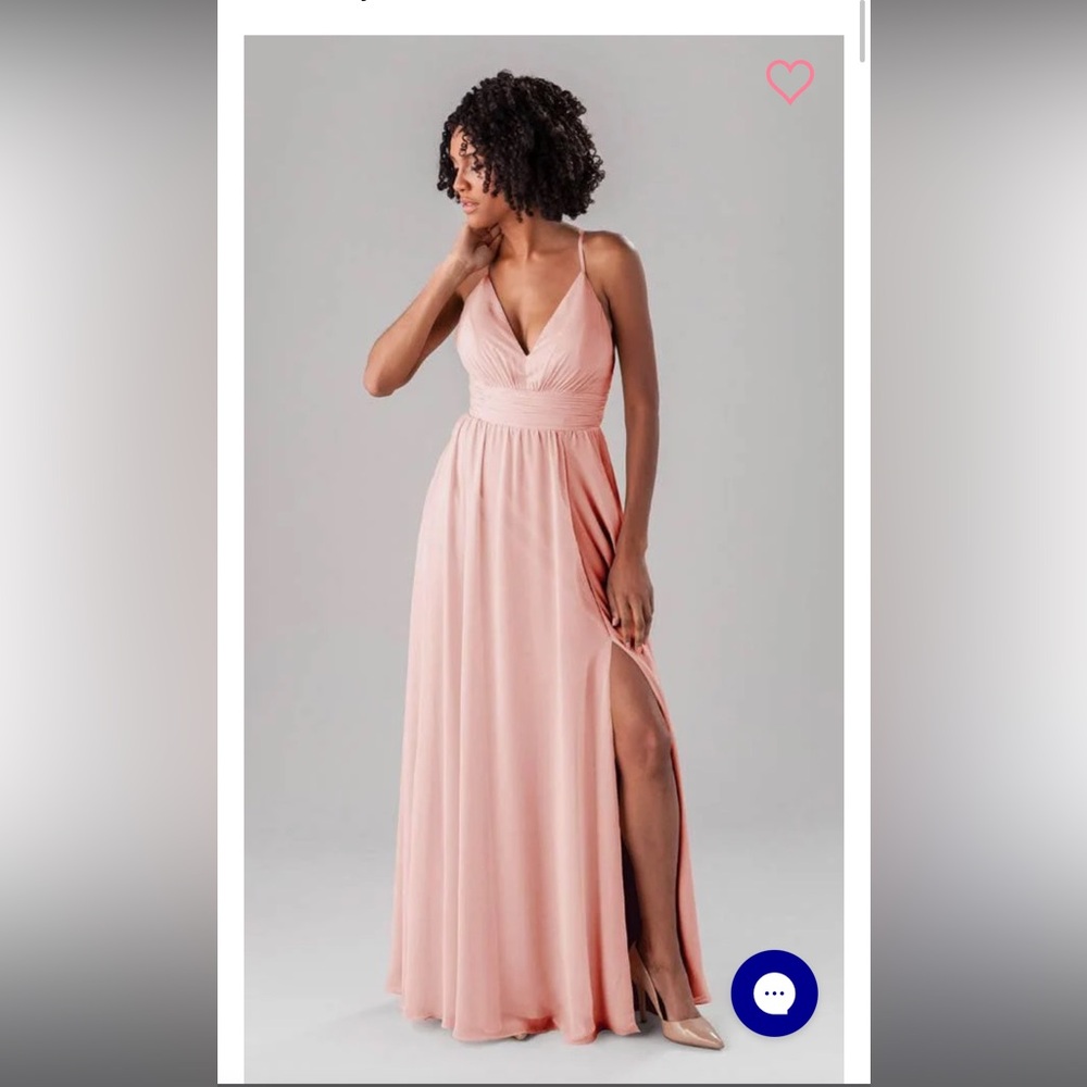 Kennedy blue Ryan dress in color peach size small